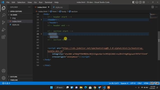 18-dars. Amaliyot | Figmani to'liq bajarish | HTML, CSS, Bootstrap, Media| Alicoder | alicoder.uz смотреть онлайн