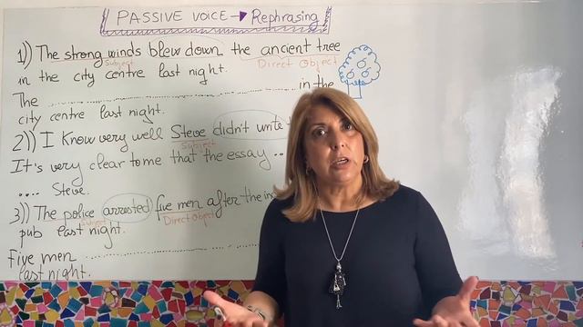 EBAU REPHRASING PASSIVE VOICE смотреть онлайн
