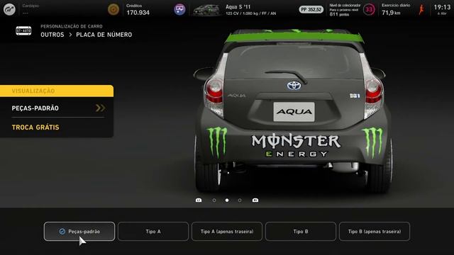 Gran Turismo 7 - Customization: Toyota Aqua S ´11 смотреть онлайн