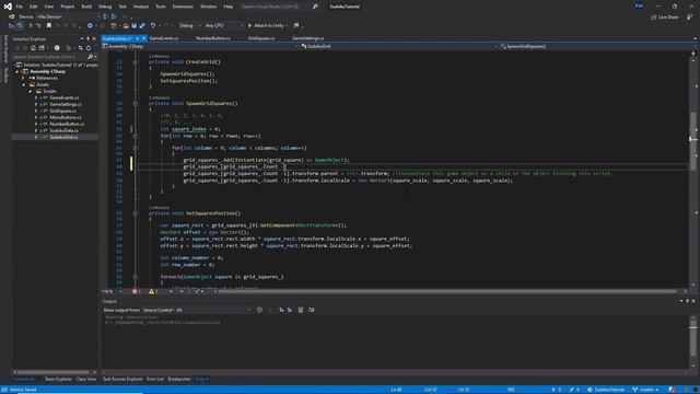 Sudoku Unity Tutorial - Episode 5 смотреть онлайн