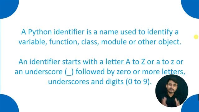 Identifiers in python || Python programming tutorial for beginners in Hindi || Tokens смотреть онлайн