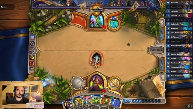 QUEST ROGUE vs QUEST DRUID! - Saviors of Uldum Hearthstone смотреть онлайн