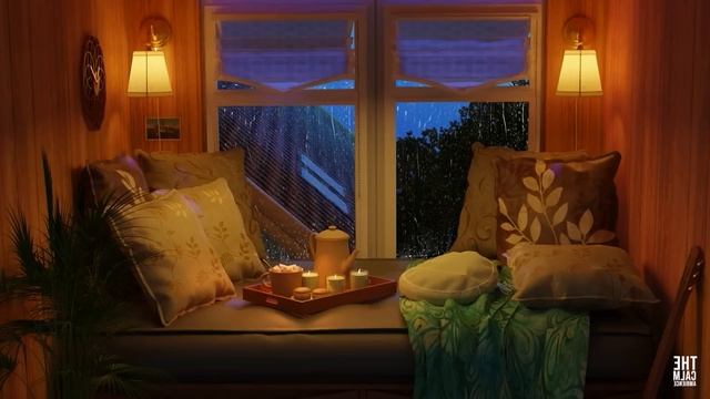 Nasheeds For Studying, Sleeping And Relaxing With Rain & Thunder Sounds | No Music