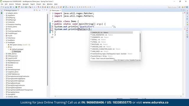 Java Regular Expressions Tutorial | Regular Expressions in Java | Java Training | Edureka Rewind смотреть онлайн