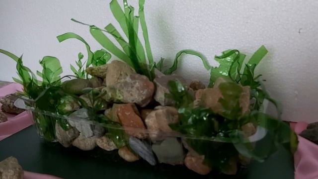 Что можно сделать из камней. Декоративный аквариум. смотреть онлайн