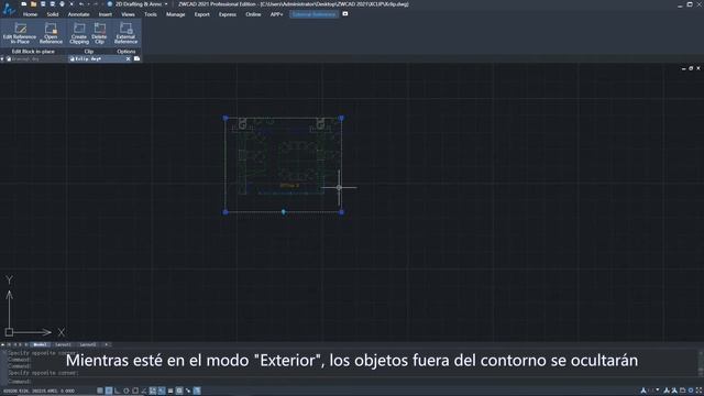 Invertir DelimitarX | ZWCAD 2021 Oficial (Spanish) смотреть онлайн