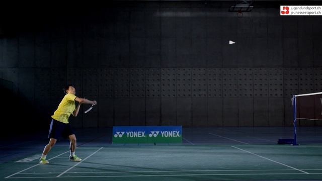 Badminton: Drop Vorhand gerade geschnitten aus Vorhanddecke (seitlich) смотреть онлайн
