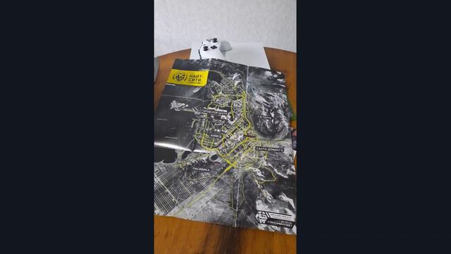 Распаковка диска Cyberpunk 2077 XBOX смотреть онлайн