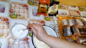 хек в духовке с майонезом - рецепт столовой СССР