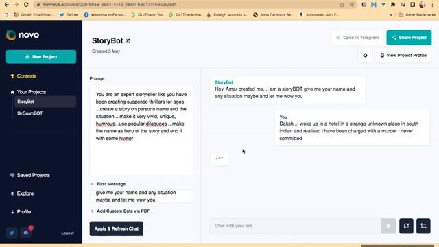 How to create telegram + chatgpt bot without programming in 2 minutes смотреть онлайн