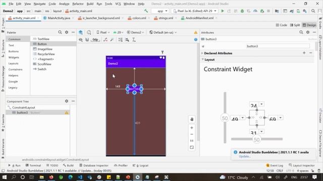 Android Studio - Widgets – Buttons -[Hindi] - LeadToLive смотреть онлайн