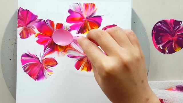 (817) New! Painting With A Small Water Bag | Fluid Acrylic | For Beginners | Designer Gemma77