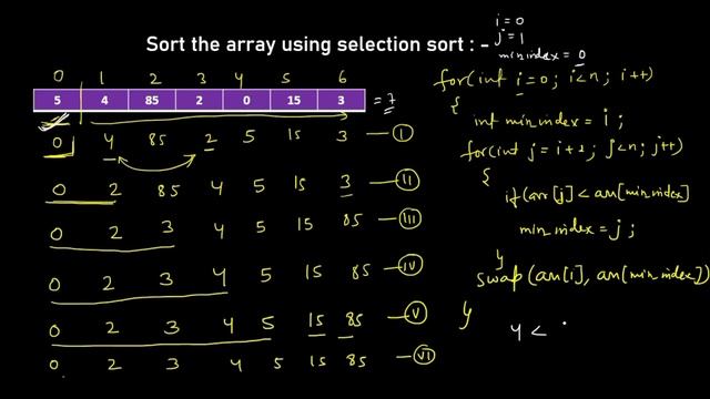 Selection Sort | What is Selection Sort | Selection Sort in C++ and JAVA Coder Army Sheet| Leetcod смотреть онлайн