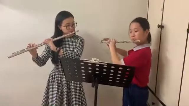 Ponyo flute duet смотреть онлайн