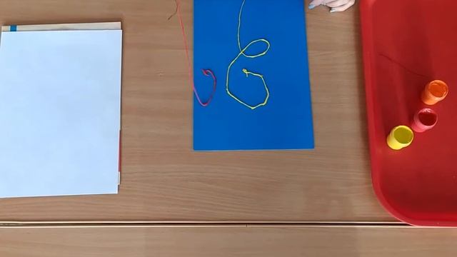 Техника рисования "Волшебная нить" смотреть онлайн