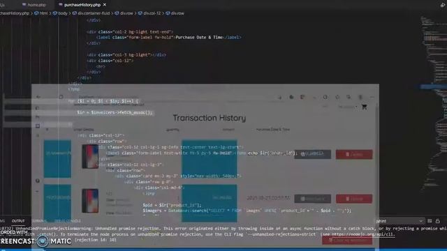 Design a responsive purchase history page using HTML, CSS, JavaScript and Bootstrap смотреть онлайн