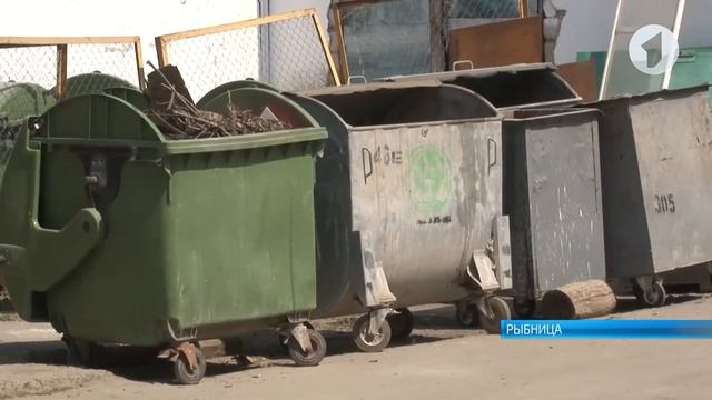 Новые мусорные контейнеры в Рыбнице