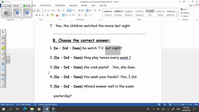 past simple ( regular verbs ) question смотреть онлайн