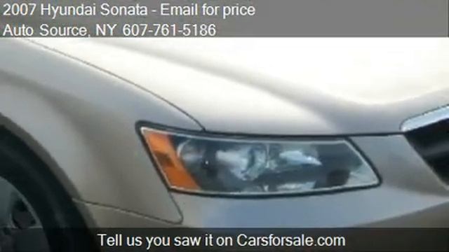 2007 Hyundai Sonata GLS XM - for sale in Johnson City, NY 13 смотреть онлайн