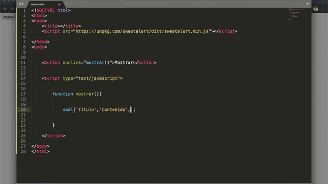 Personalizar alerts en Javascript смотреть онлайн