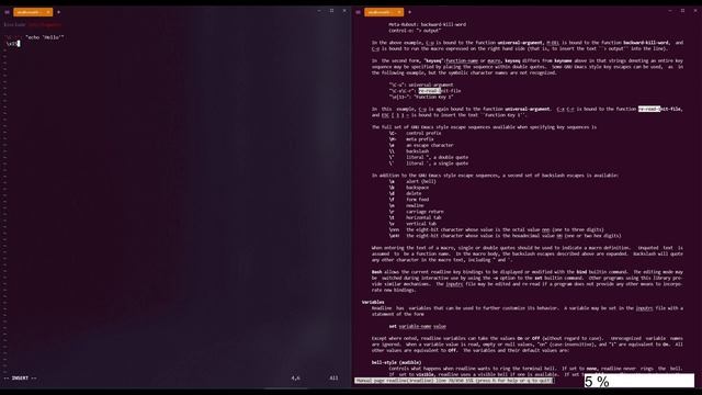 1.0 Командний рядок Readline emacs. смотреть онлайн