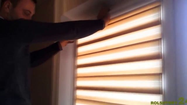 Установка рольштор 'День Ночь' в системе UNI 2 смотреть онлайн