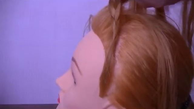 Прическа для средних волос.Hairstyle for medium hair. смотреть онлайн