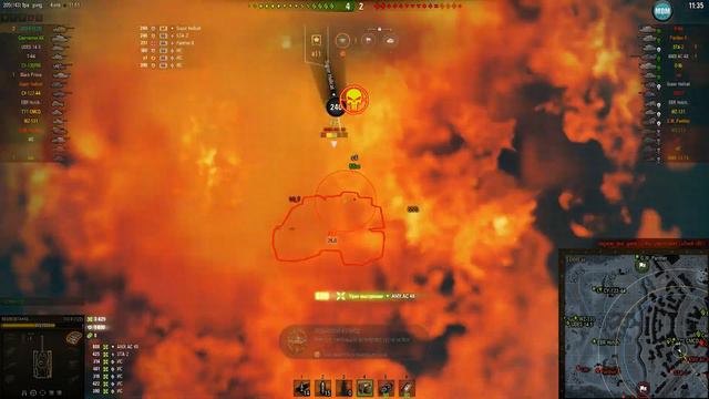 Объект 703 Вариант II, карта Харьков, 6.7К, 7 фрагов. WoT 1.7.0. 2К VIDEO. смотреть онлайн