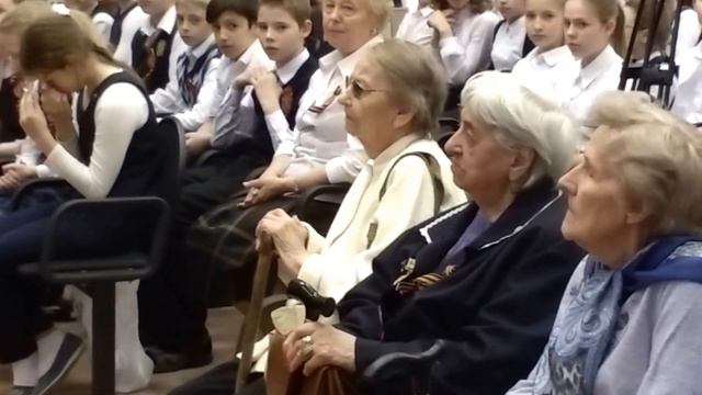 Урок мужества в школе №1101 посвященный Дню Победы (4 мая 2017г) смотреть онлайн