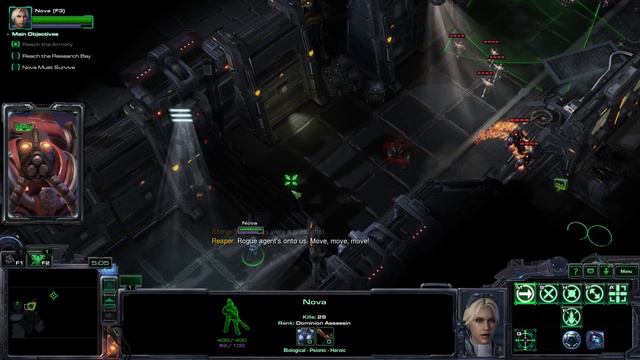 Starcraft II: Nova Covert Ops - Part 1: The Escape or "Total Badass" смотреть онлайн