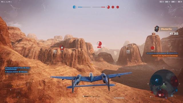 13 Kills / P-38F Heavy Fighter / World of Warplanes смотреть онлайн