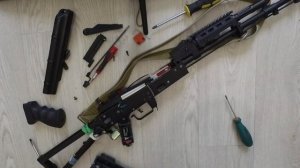 Уголок ремонта. ТО страйкбольного привода Cyma CM-040. Часть 1 - Первоначальная разборка