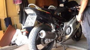 Exhaust sound on Honda cbr 600 f4. Project #7.