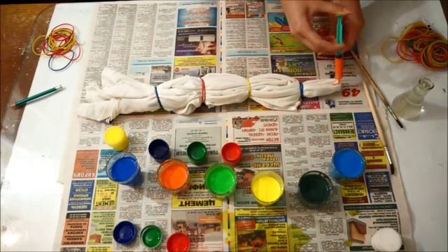 Как расписать футболку (шибори) смотреть онлайн