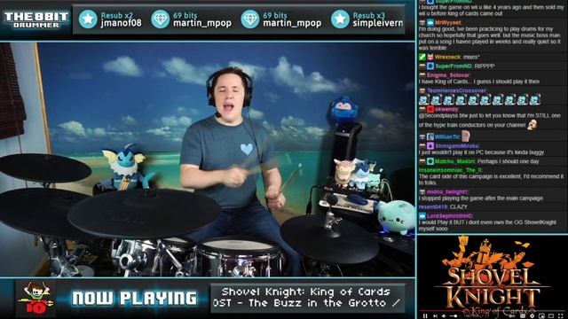 Shovel Knight: King Of Cards - The Buzz in the Grotto / Troupple Pond On Drums! смотреть онлайн