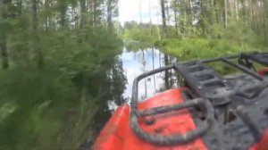 cf moto 500A в грязи-открытие сезона