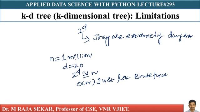 Limitations of K D Tree LEC293 смотреть онлайн
