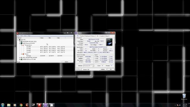 AMD Phenom II 955 BE @ 4.2Ghz On Stock Cooler смотреть онлайн