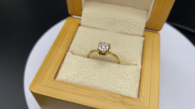 Золотое кольцо с бриллиантами.Нагатинская.Артикул: 30380 смотреть онлайн