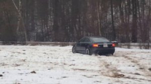 Ауди а6 с6 2005 года. 3.2 кватро зимой