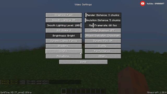 [ Fixed ] OpenGL Error 1282 in Minecraft | Sparkraft | смотреть онлайн