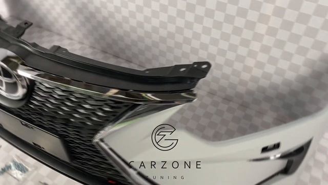 Бампер передний Toyota Camry 5055 2м 14-17г Lexus Style Под покраску