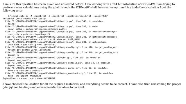 GIS: GDAL Python Not Working Correctly - Raster Calculations смотреть онлайн
