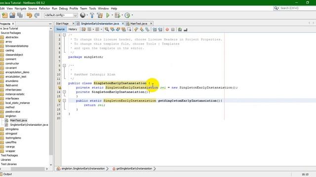 32. Core Java -Singleton design pattern in java with live coading (Bangla tutorial) смотреть онлайн