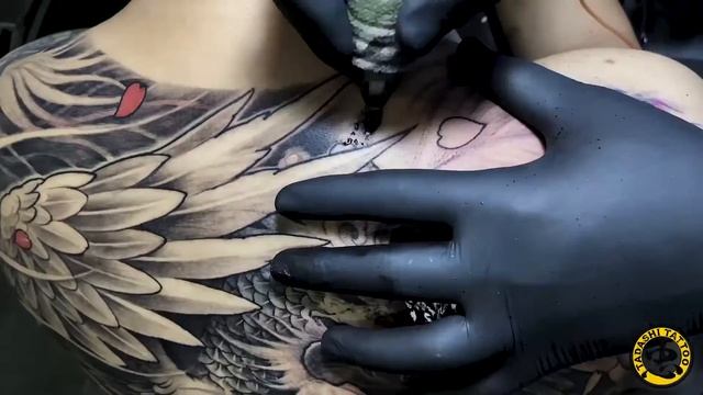 Tattoo Timelapse/ Phoenix Tattoo Full Back....