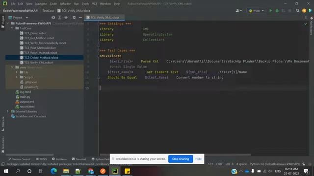 Robot Framework Beginner Class 12: How to Validate Data in XML File смотреть онлайн