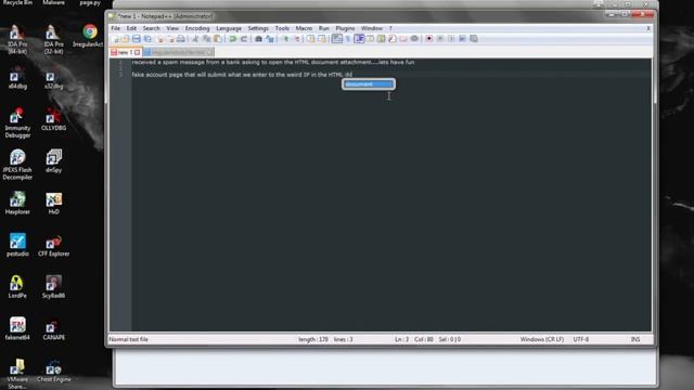 Malware Analysis HTML Phishing site Messing with spam смотреть онлайн