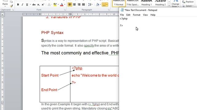 Syntax of PHP,and Learn How to run PHP Script смотреть онлайн