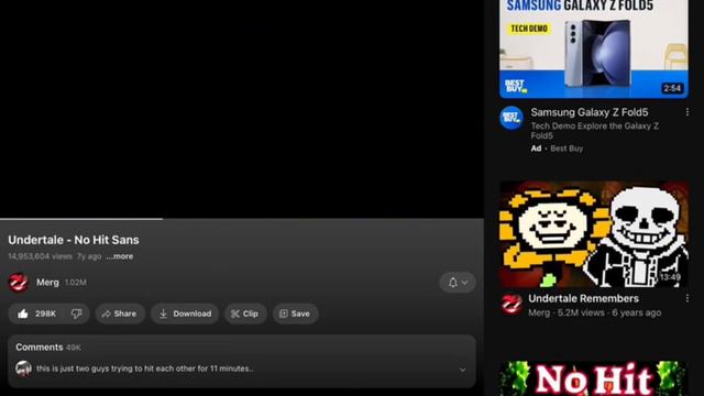 Undertale blink sound effect смотреть онлайн