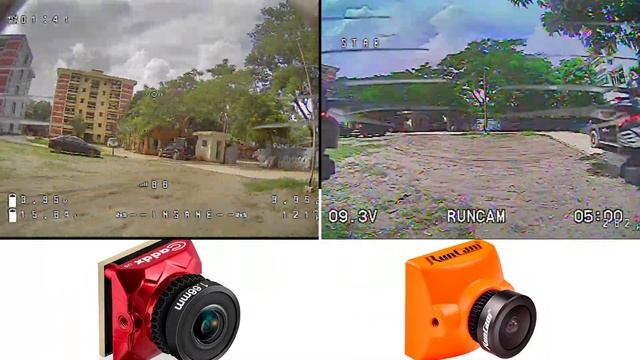 Caddx Ratel VS Runcam Racer 2 (FPV Camera) смотреть онлайн